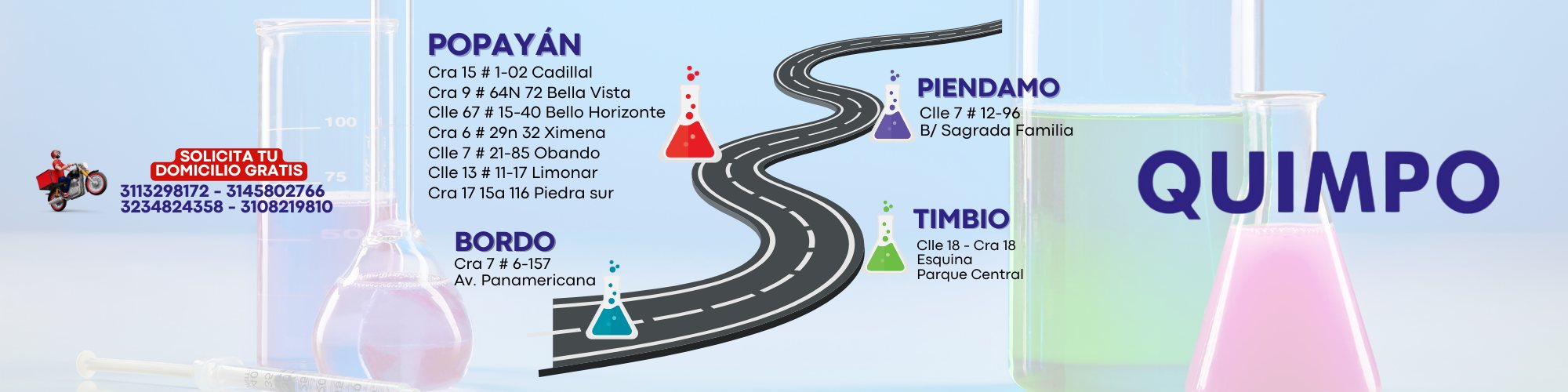 Sedes de Quimpo en el Cauca